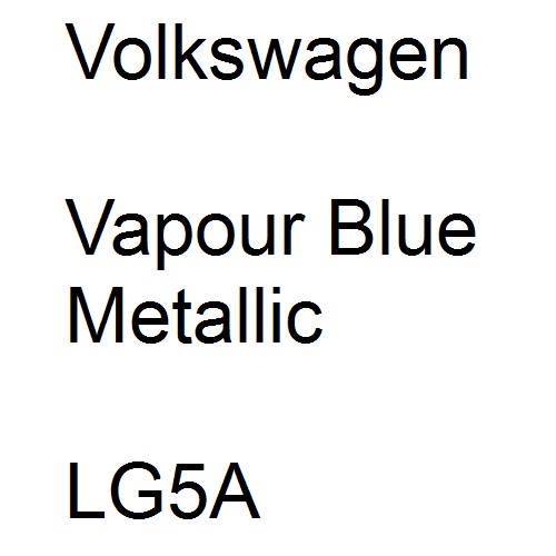 Volkswagen, Vapour Blue Metallic, LG5A.